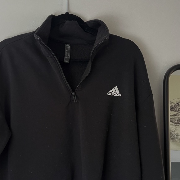 Cropped Adidas Quarter-Zip - Picture 1 of 8